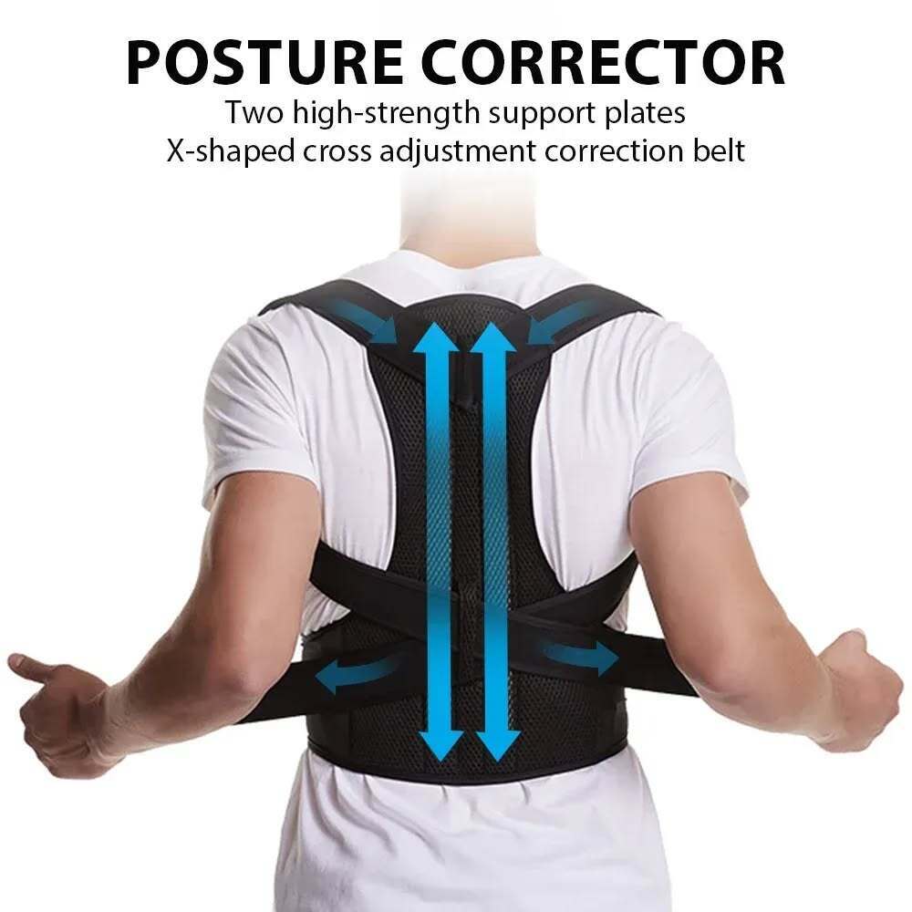 Adjustable Back Posture Corrector/ Slouching Relieve Pain Belt Women Men